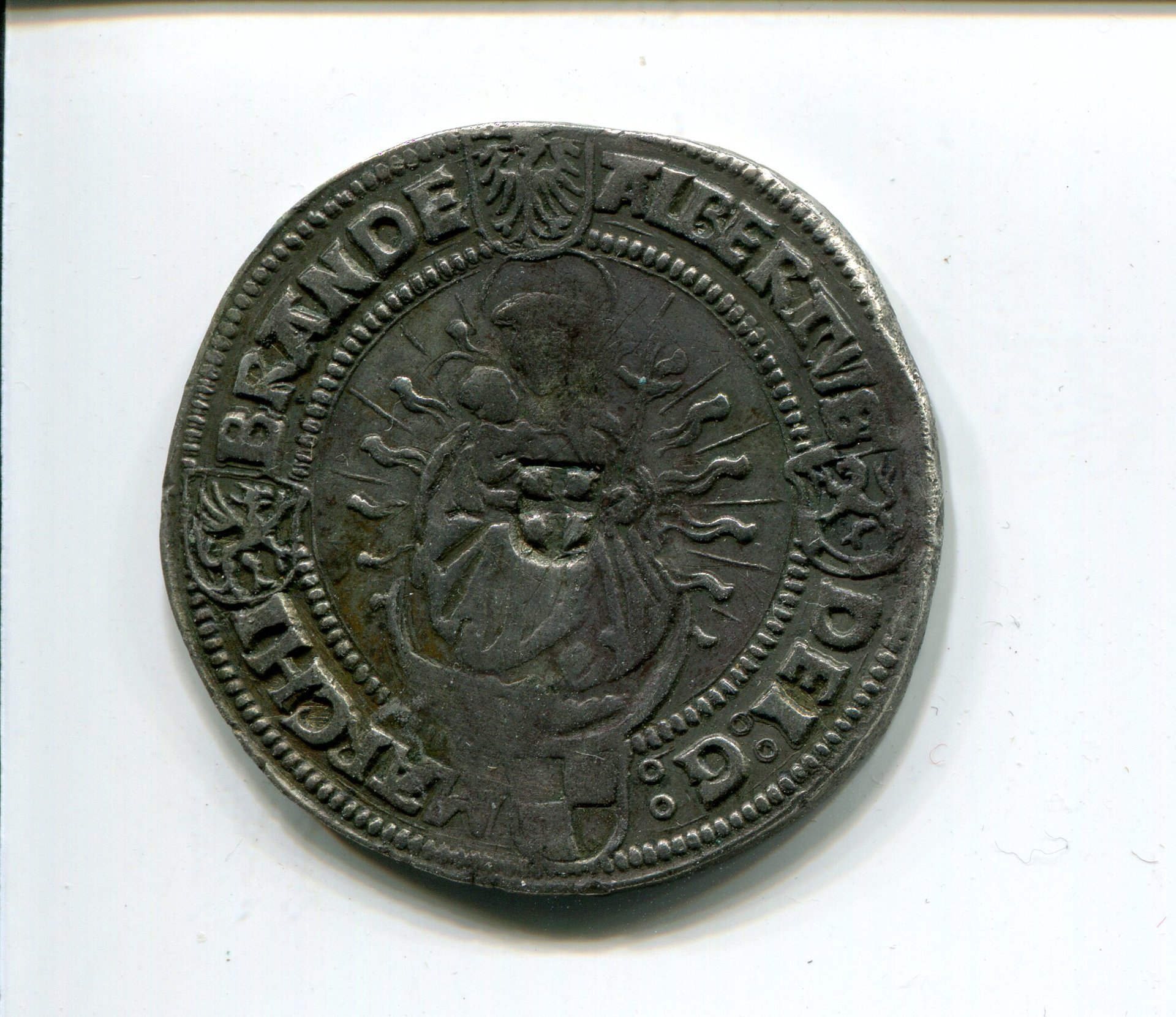 Teutonic Order Albrecht v Brand Halbtaler 1520 with cm obv 022.jpg