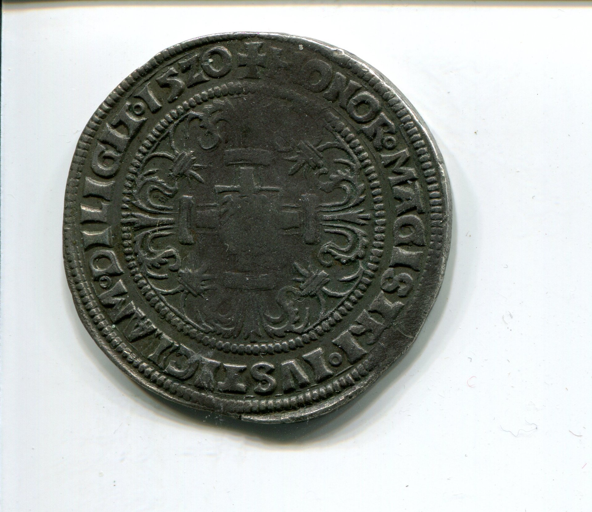 Teutonic Order Albrecht v Brand Halbtaler 1520 with cm rev 025.jpg