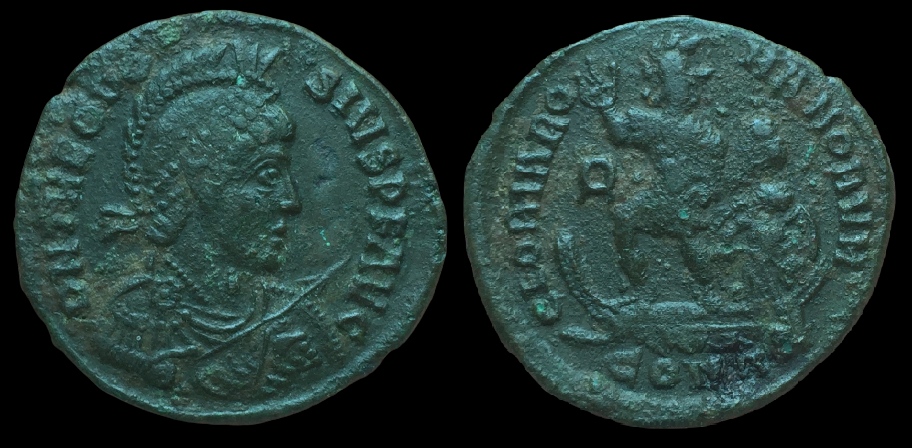Theodosius I, AE2, GLORIA ROMANORVM, CONA.png