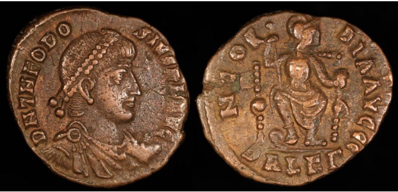 Theodosius I Ae3 - CONCORDIA AVGGG - Alexandria Mint jpg version.jpg
