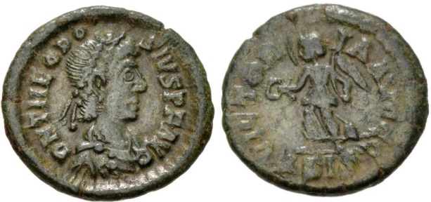 Theodosius Victory Siscia AE4 CNG e485 985.jpg