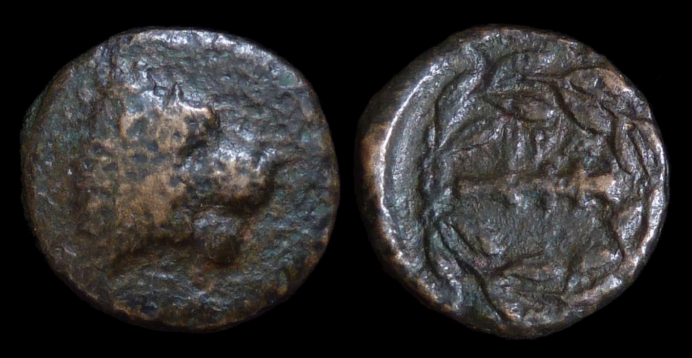 THESSALY Herakleia Trachinia - Lion Head ex BCD 2750.JPG