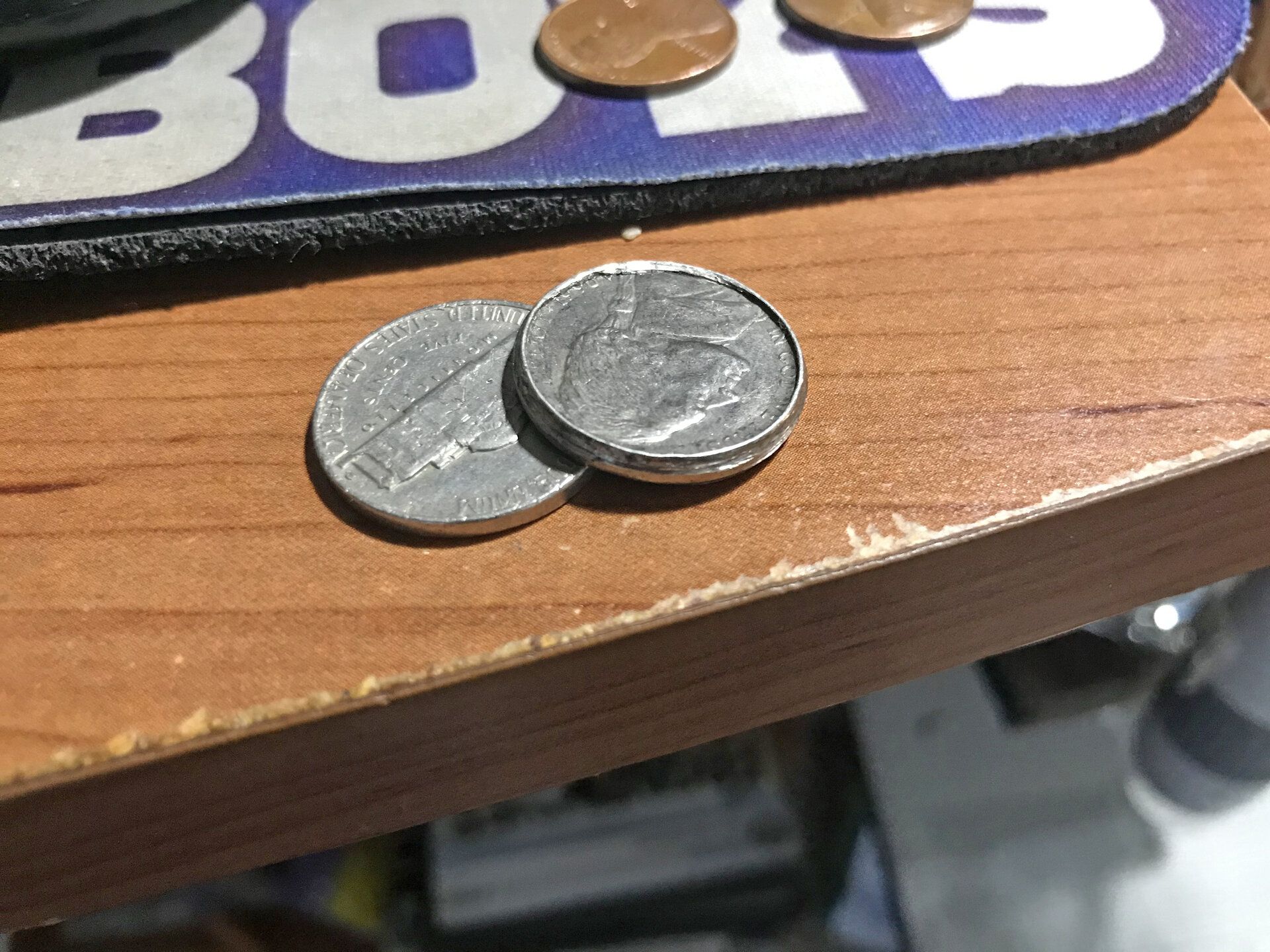 How thick is a sales nickel
