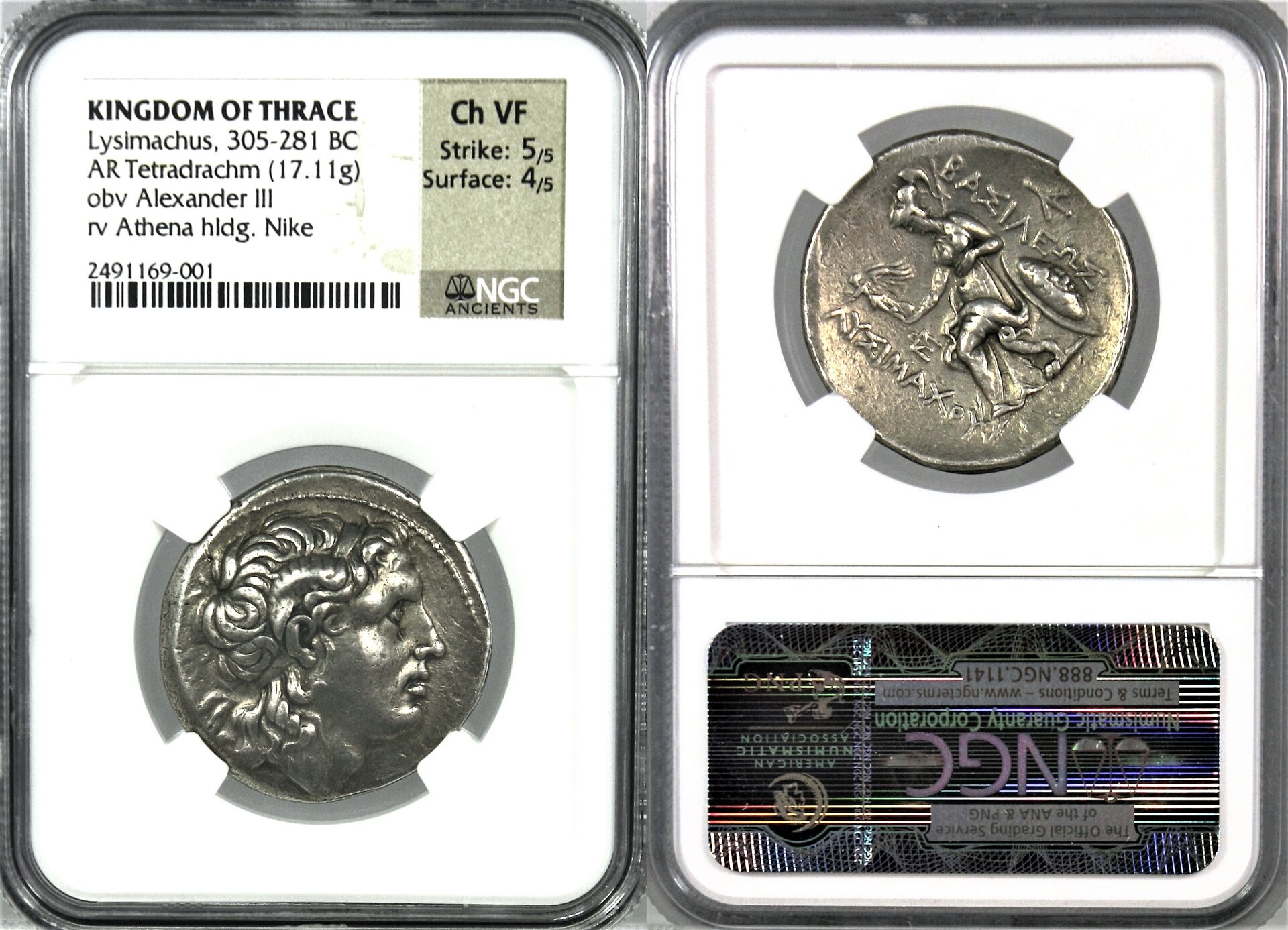 Thrace, Lysimachos, 305-281 BC, Amphipolis Mint (2).jpg