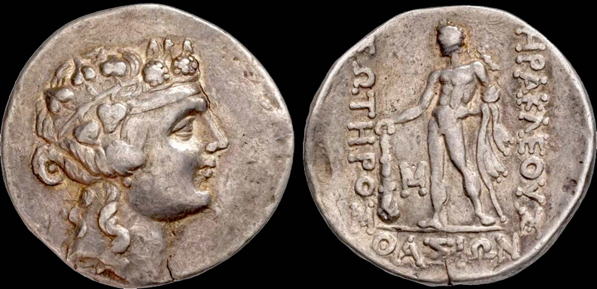 Thrace, Thasos, tetradrachm, Dionysos, MA Shops purchase 2018, 16.53 g., 9-7-20.jpg