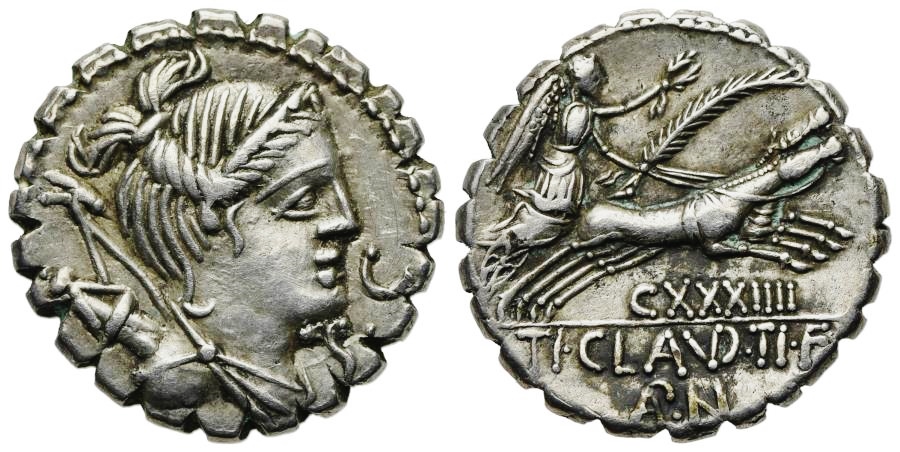 Ti. Claudius Nero 79 BCE Diana-Victory in biga jpg version.jpg