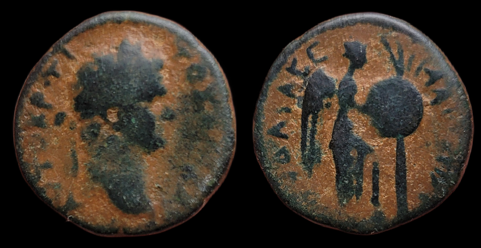 Titus, AE21, Caesarea Maritima, Judaea Capta.png