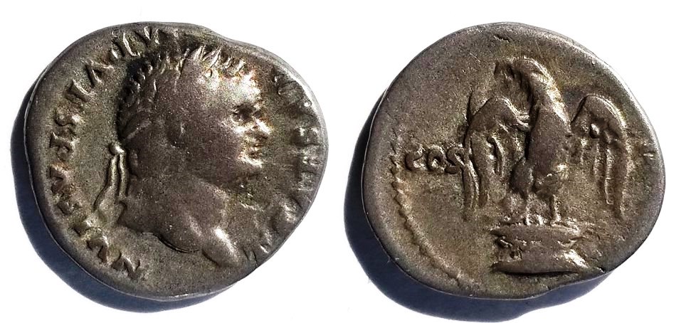 Titus COS V Eagle denarius.jpg