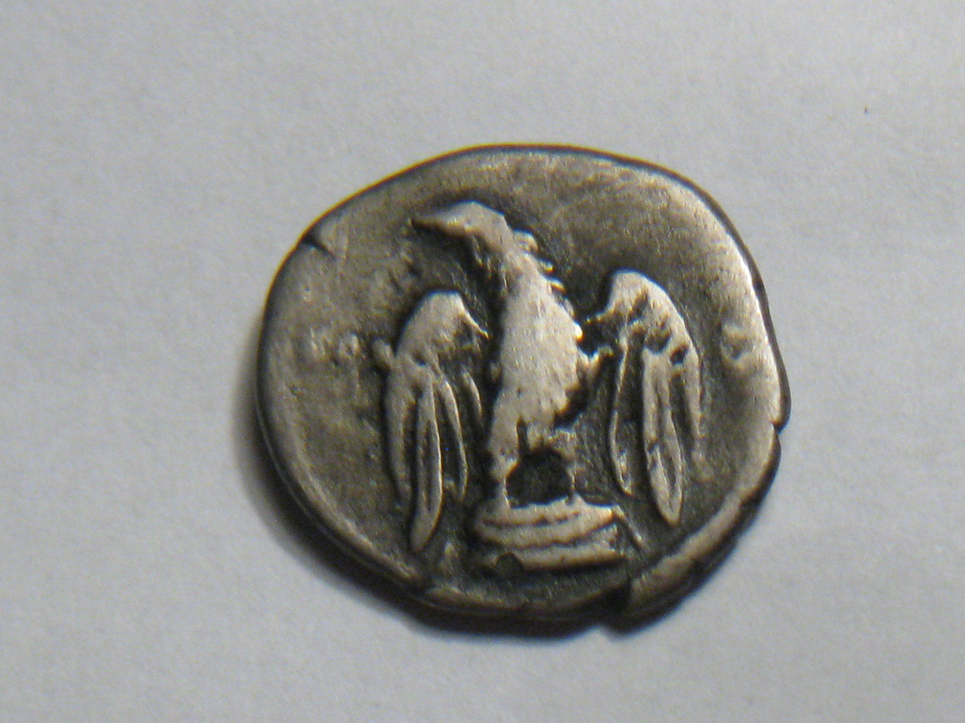 Titus Denarius 76 ad eagle reverse 004.JPG