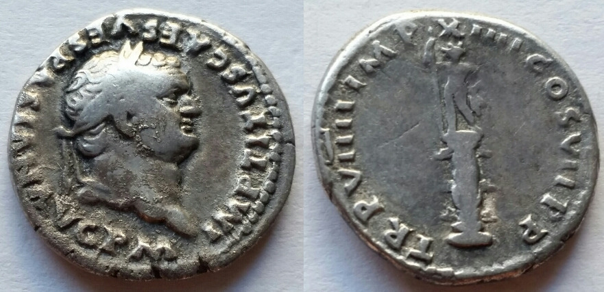 Titus denarius sol on column.jpg