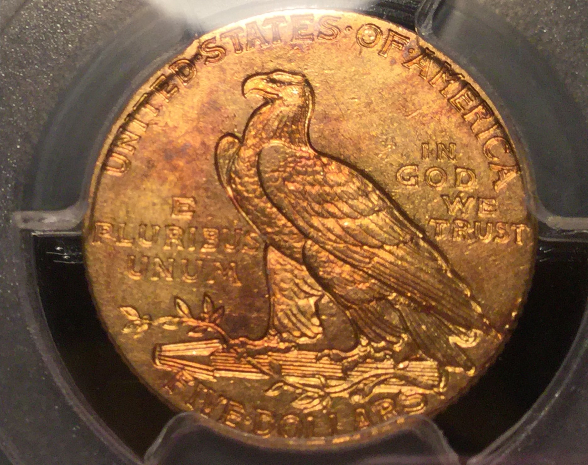 Toned Gold Coin 1908 $5 (5).jpg
