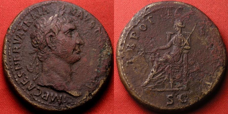 TRAJAN AE sestertius. Early issue, struck 99 AD 88.jpg