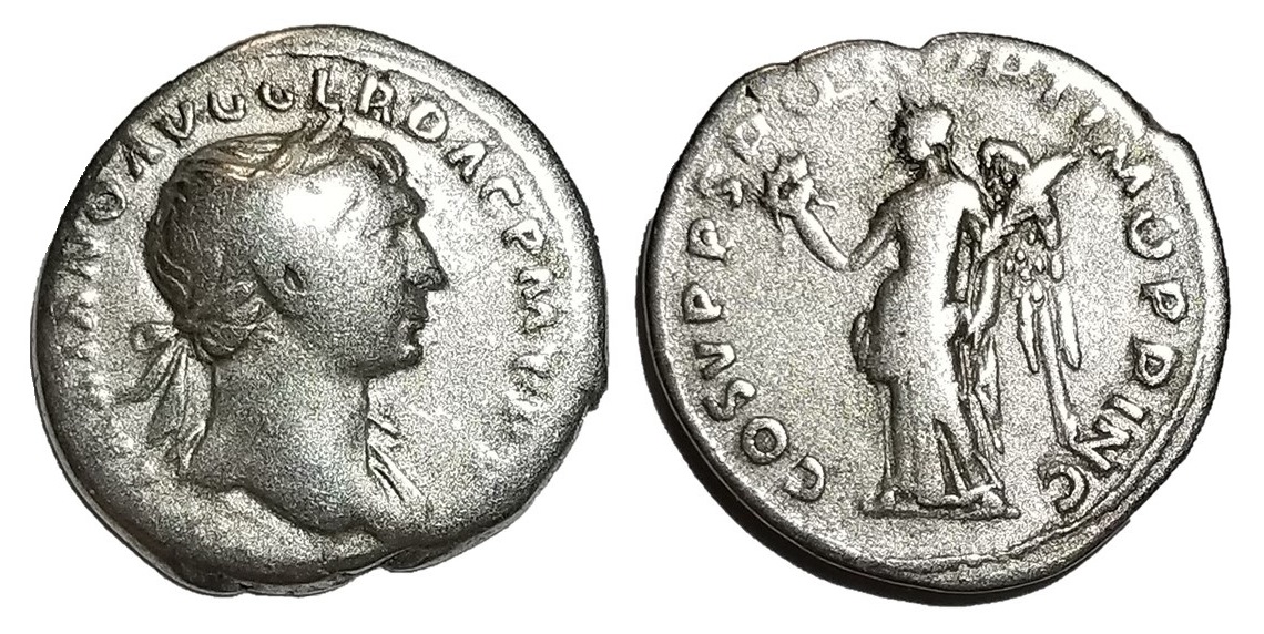 Trajan COS V P P S P Q R OPTIMO PRINC Victoria denarius 1.jpg