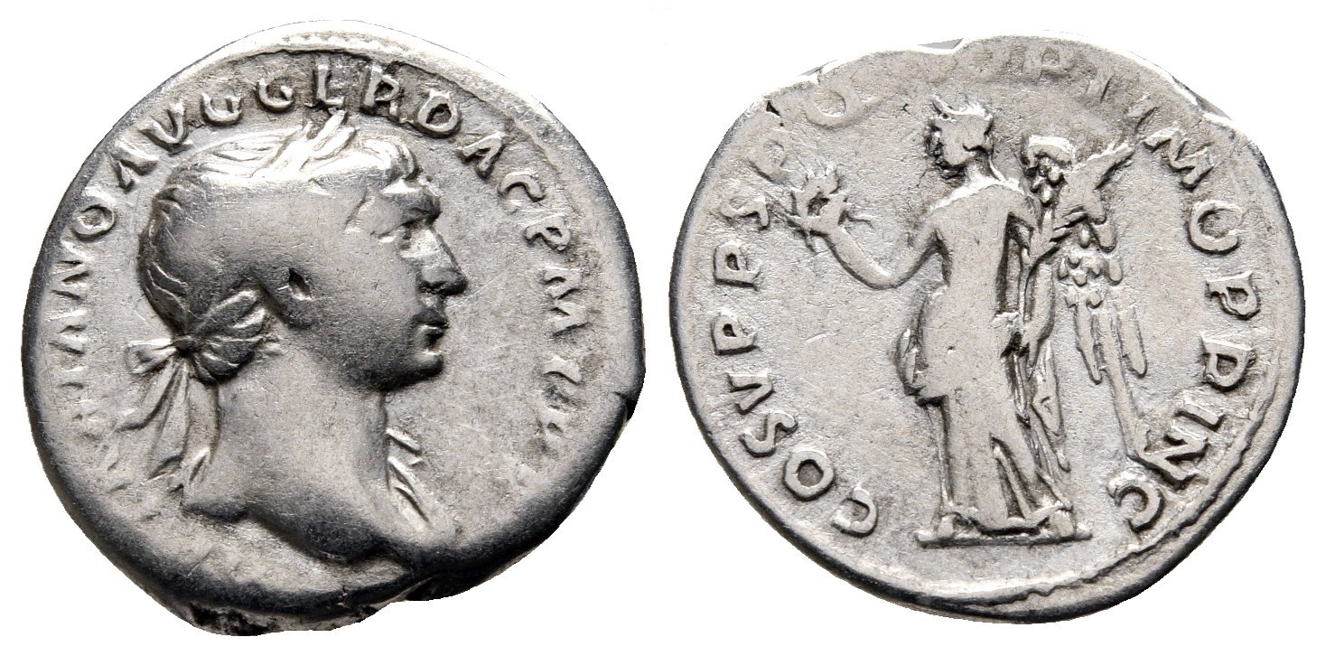 Trajan COS V P P S P Q R OPTIMO PRINC Victoria denarius.jpg