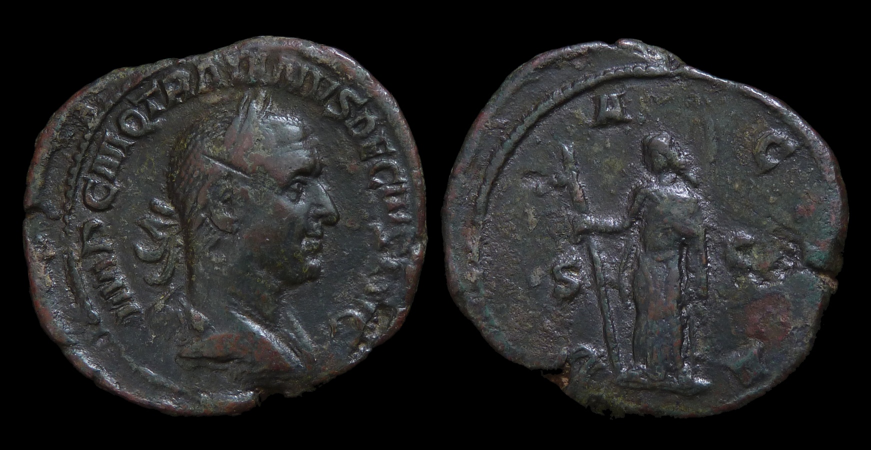 Trajan Decius - Sestertius Dacia heavy ex Behnen 1958.jpg