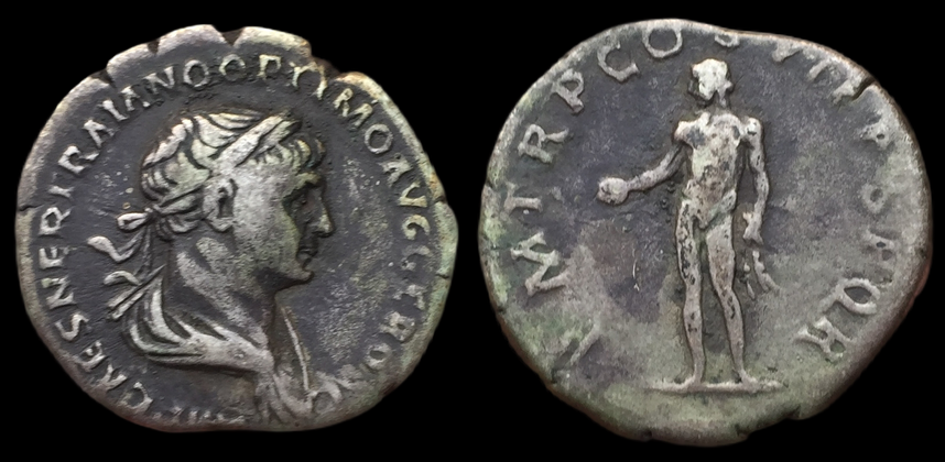 Trajan, Denarius, Genius.png