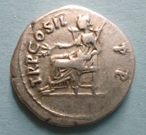 Trajan Denarius Pax COS II 98-99 AD rev TM 722565650 $36.00  May 2014.jpg