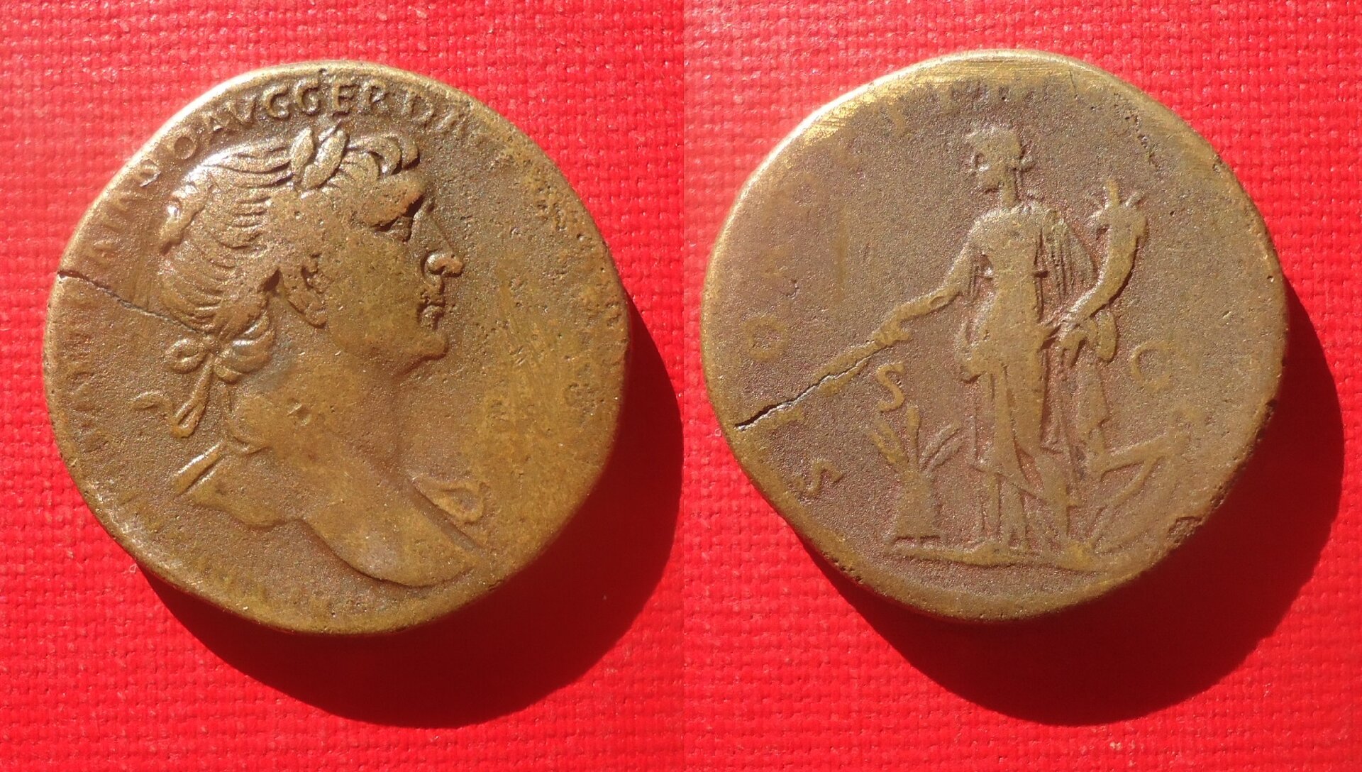 Trajan - Sestertius Abundantia modius May 2022 (0).jpg