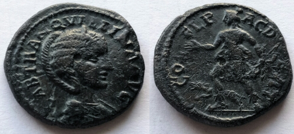Tranquillina AE deultum thrace artemis.jpg