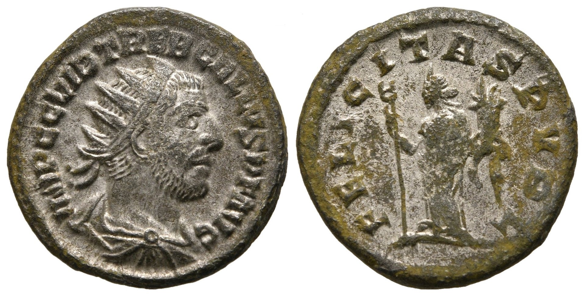 Trebonianus Gallus FELICITAS PVBL antoninianus Antioch.jpg