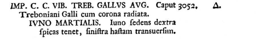 Trebonianus Gallus IVNO MARTIALIS antoninianus Sulzer listing.JPG