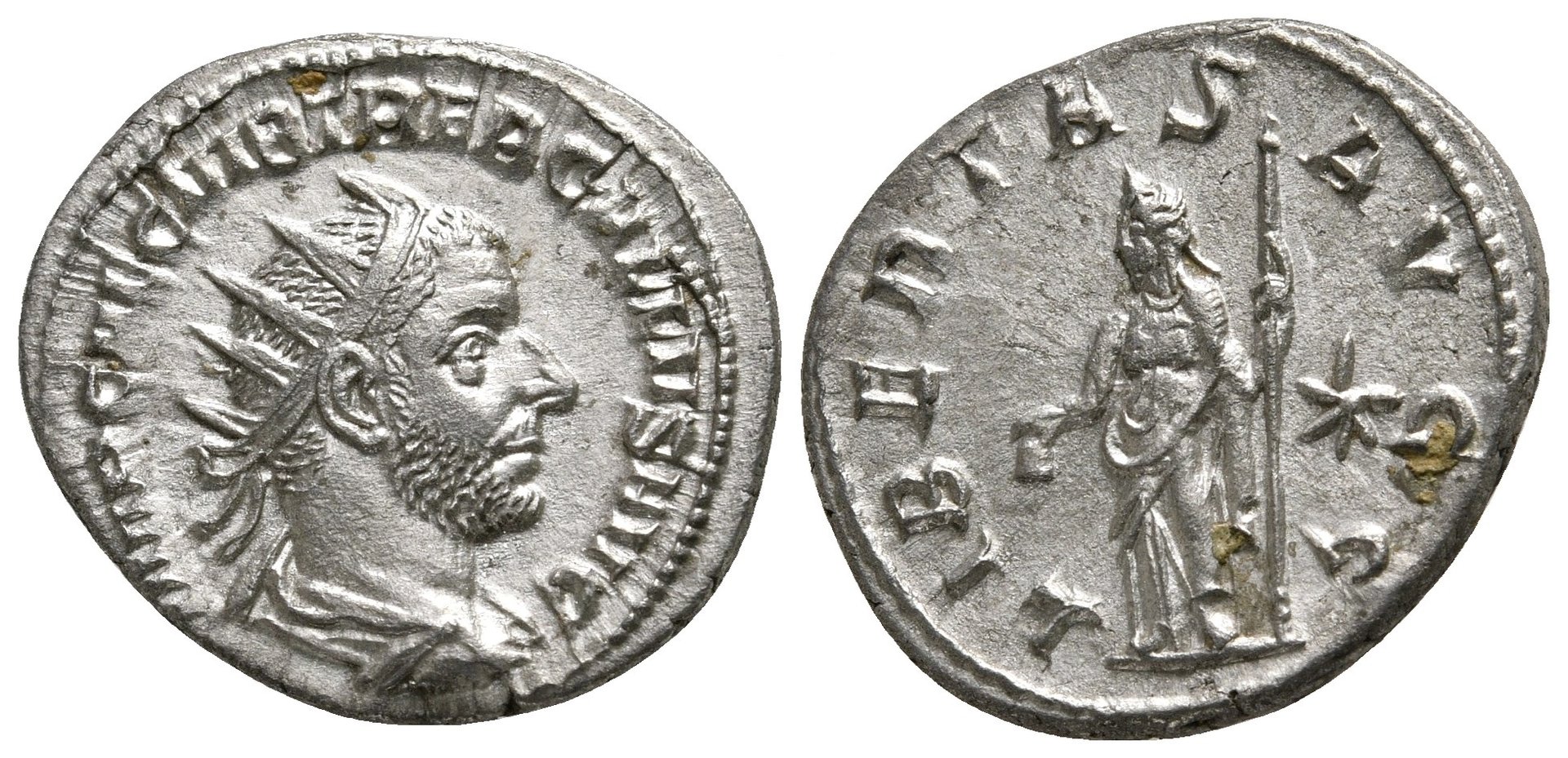 Trebonianus Gallus LIBERTAS AVGG with star Rome antoninianus.jpg