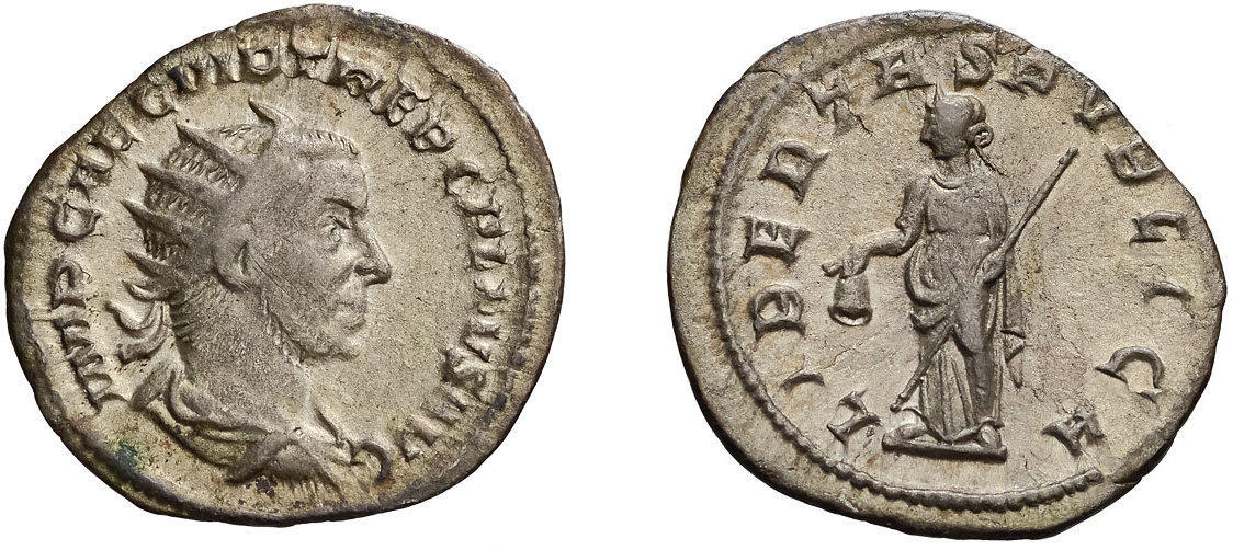 Trebonianus Gallus LIBERTAS PVBLICA Milan antoninianus Berk.jpg