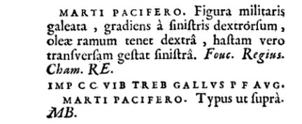 Trebonianus Gallus MARTI PACIFERO Antioch antoninianus Banduri listing.JPG