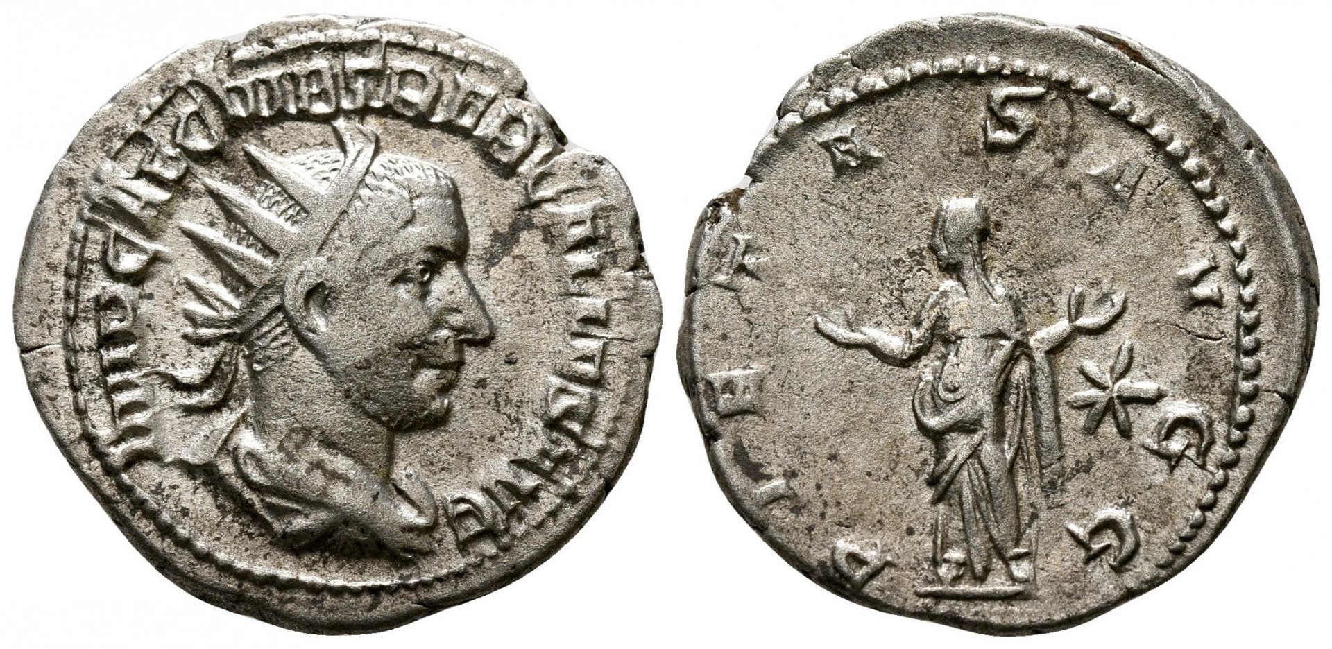 Trebonianus Gallus PIETAS AVGG antoninianus Rome.jpg