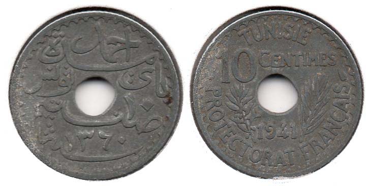 Tunisia - 10 Centimes - 1941.jpg