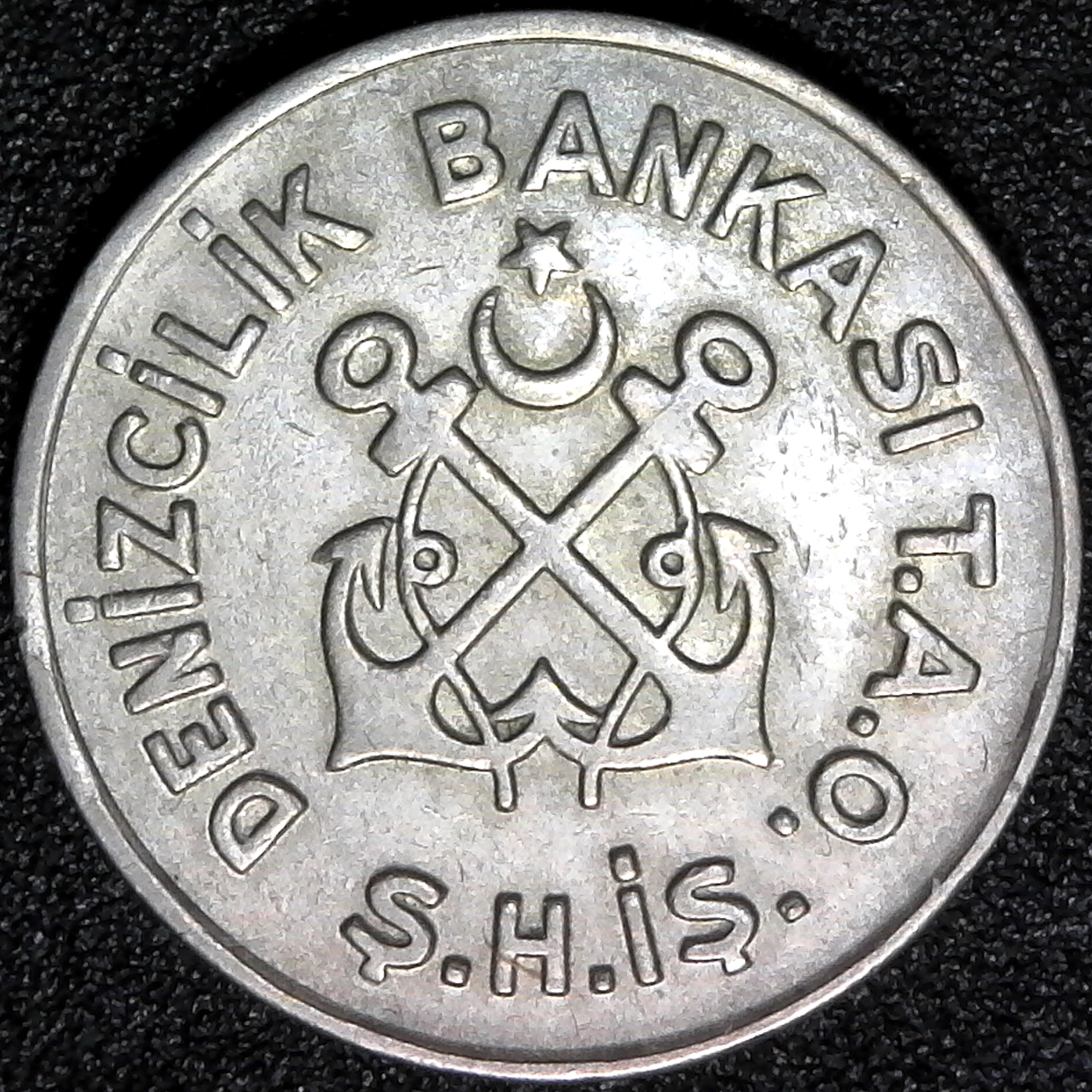 Turkey Istanbul Ferry Token First Class FULL Fare Circa 1960 obv.jpg