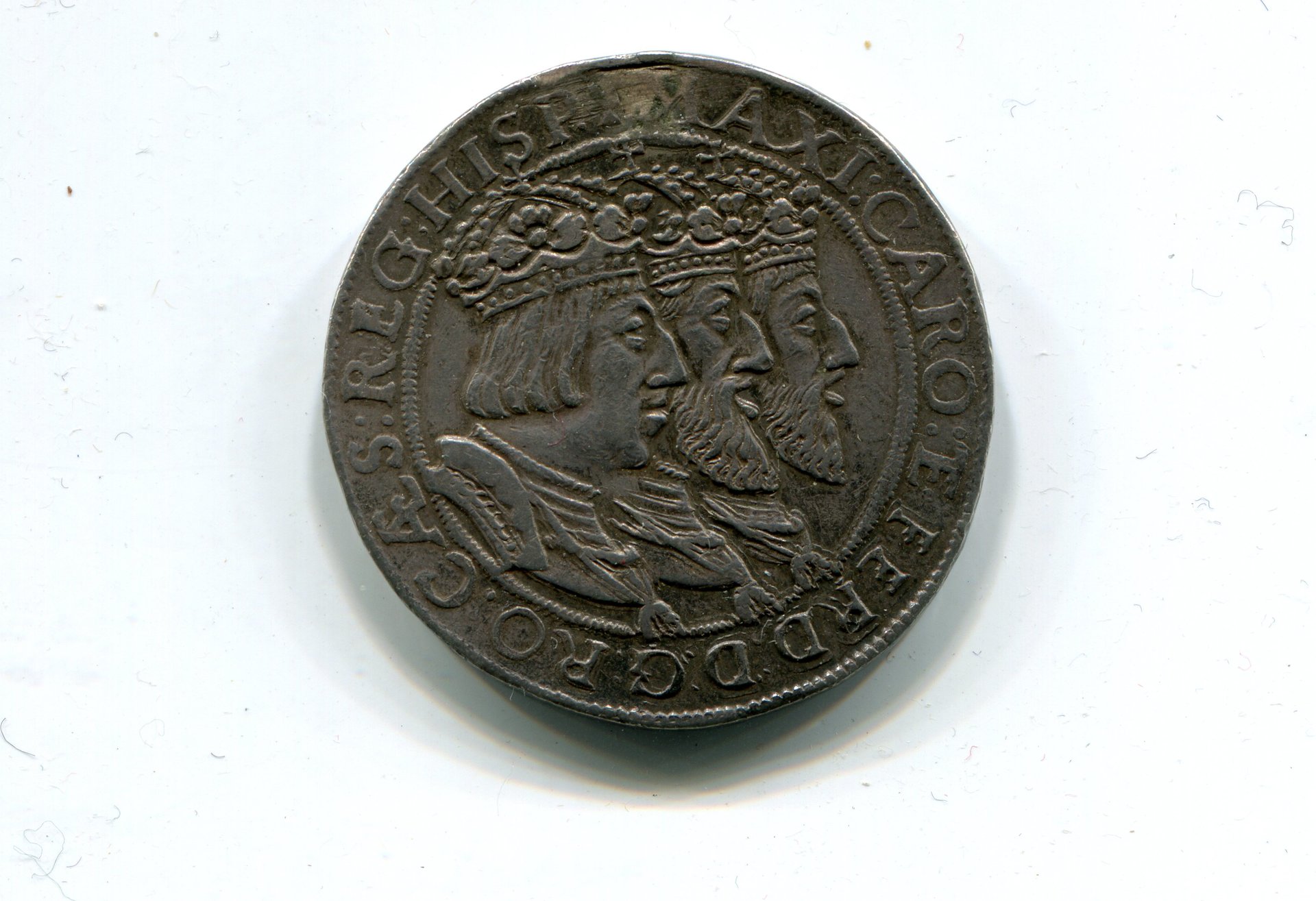 Tyrol Archduke Ferd II 3 Kaiser Taler 25 g nd LD obv 730.jpg