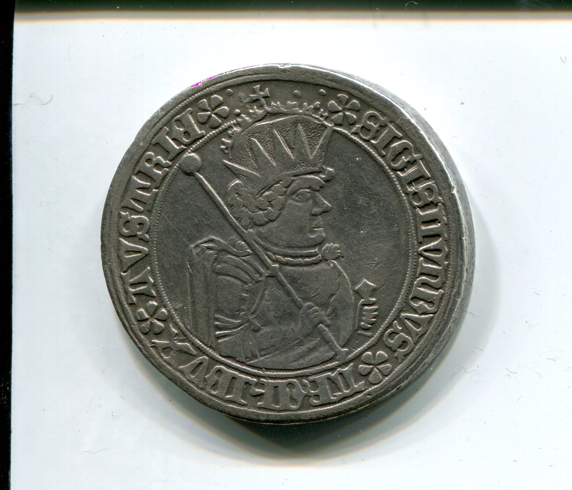 Tyrol Archduke Sigismund Dicktaler 1484 obv  255.jpg