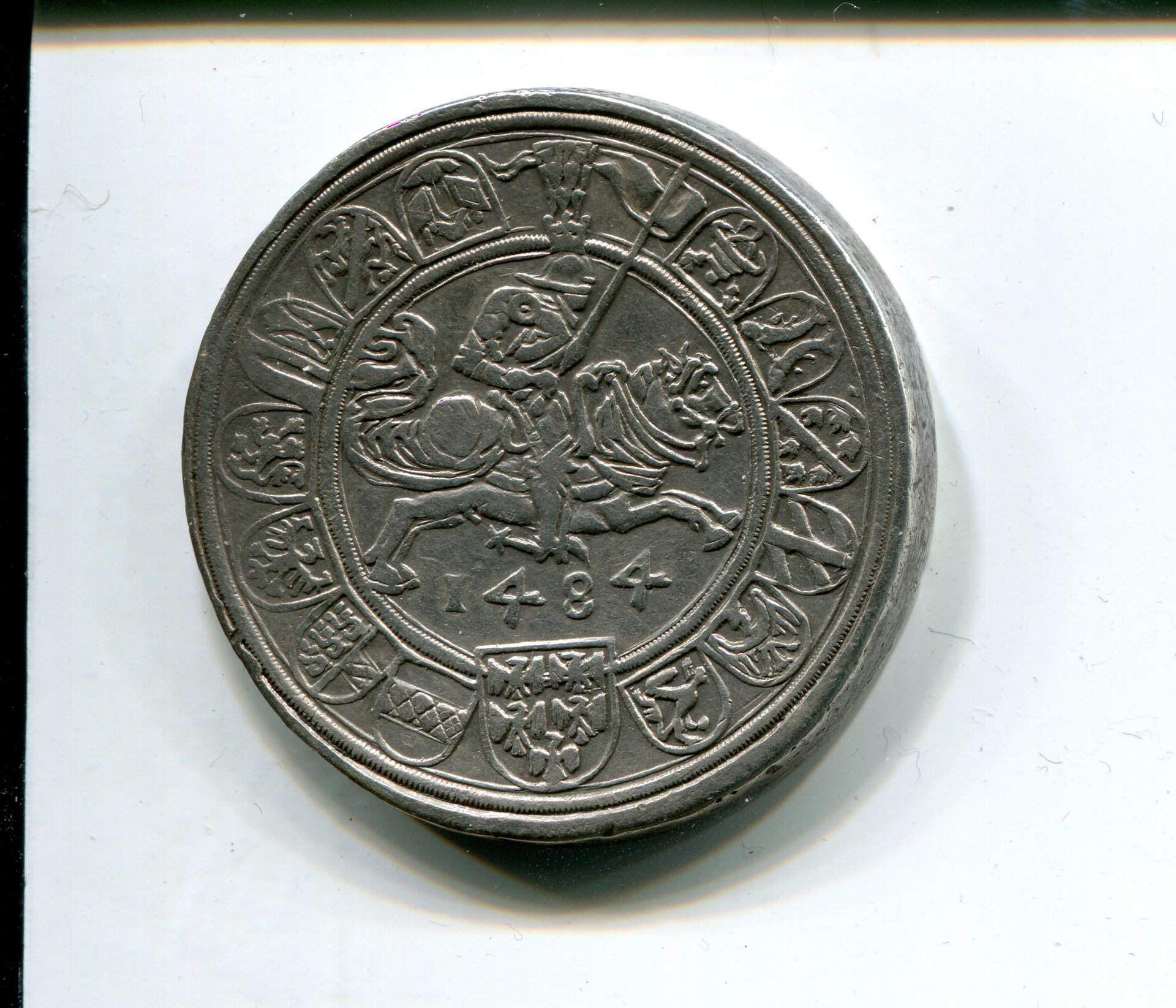 Tyrol Archduke Sigismund Dicktaler 1484 rev  256.jpg