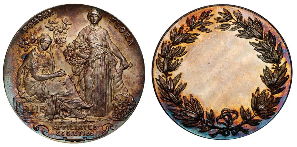 UK ROYAL HORTICULTURE SILVER MEDAL OBV.jpg