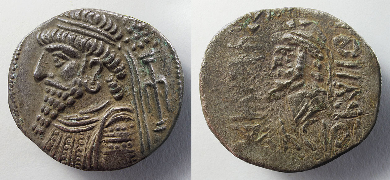 Uncertain Early Arsacid Kings tetradrachm_Van't Haaff 10.1.1-1v copy.jpg