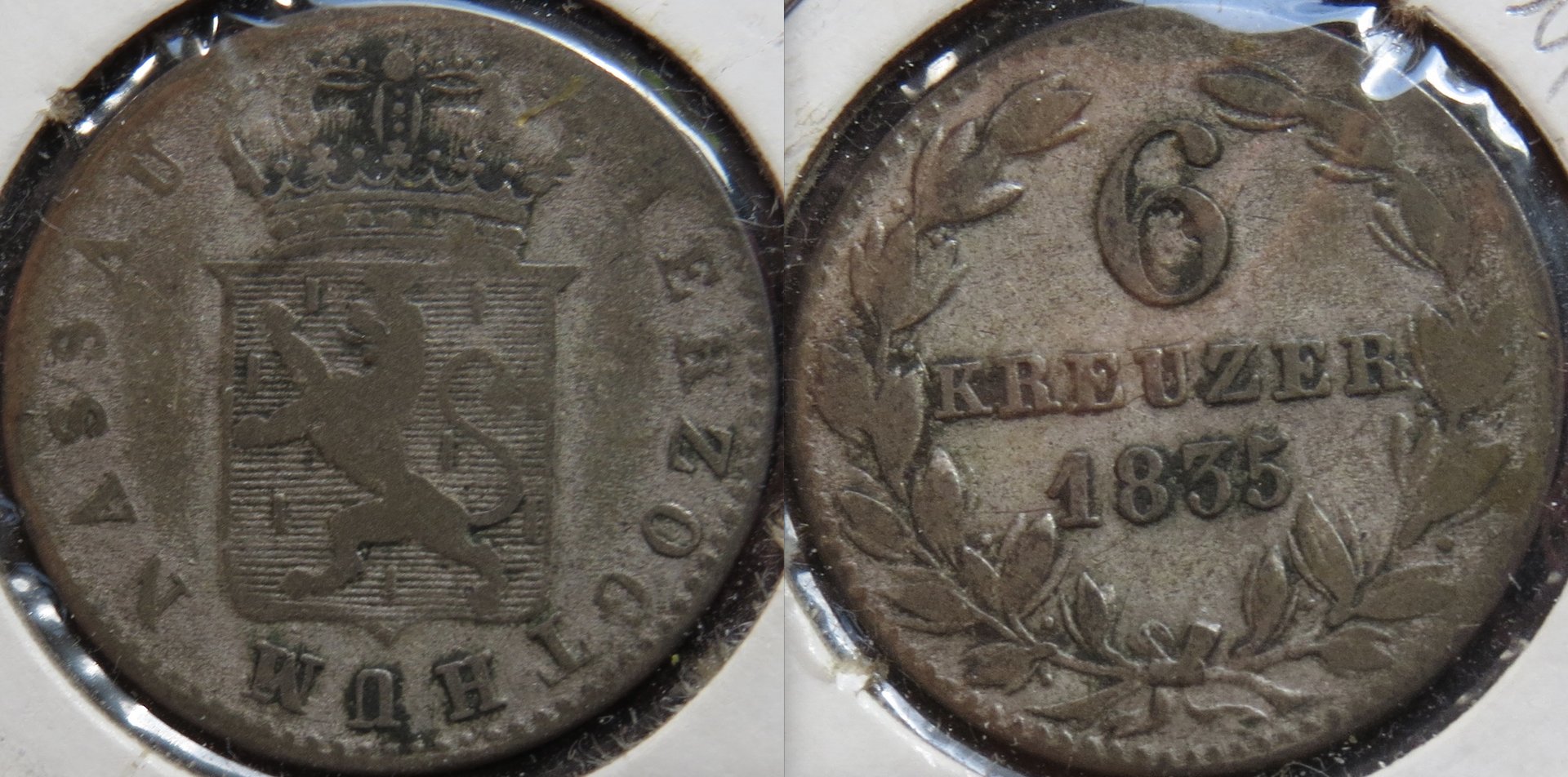 United Nassau 6 Kreuzer 1835 Wilhelm Billon 0.375.jpeg