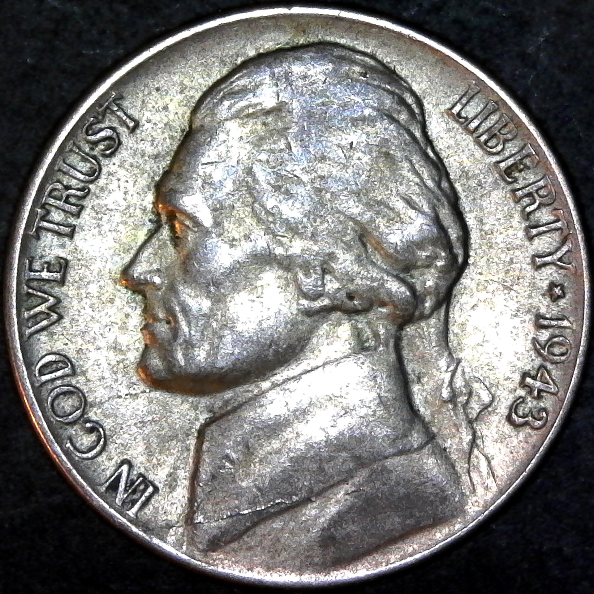 United States 5 Cents 1943 P obv.jpg