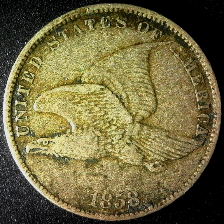 United States Flying Eagle Cent 1858 obverse DL.jpg