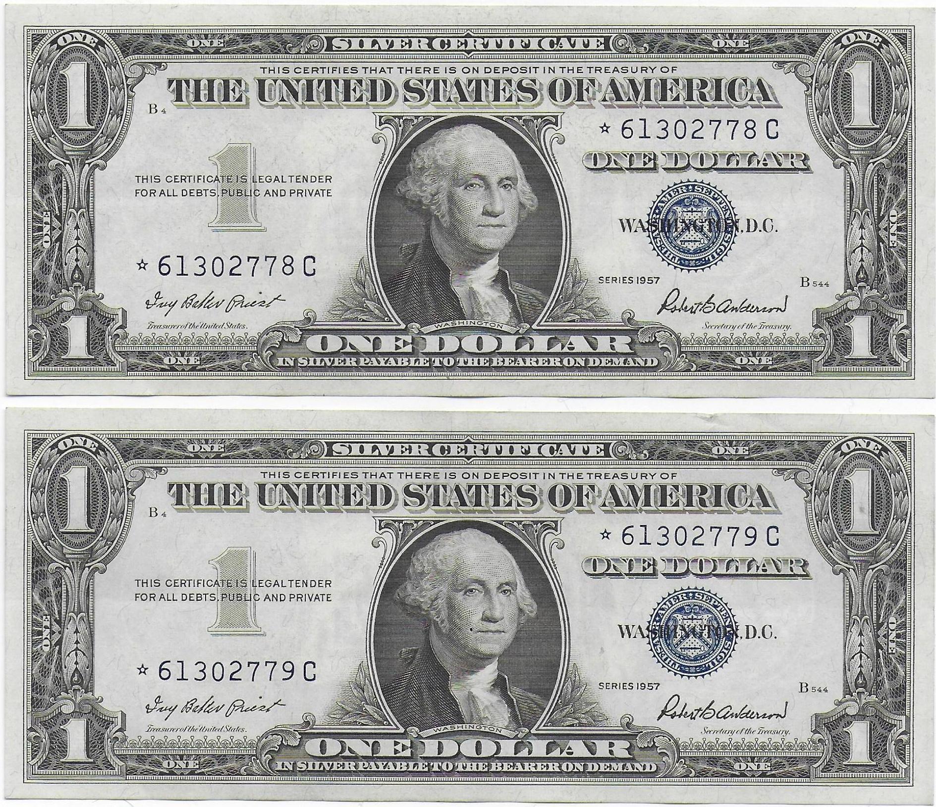 United States One Dollar silver certificate front.jpg