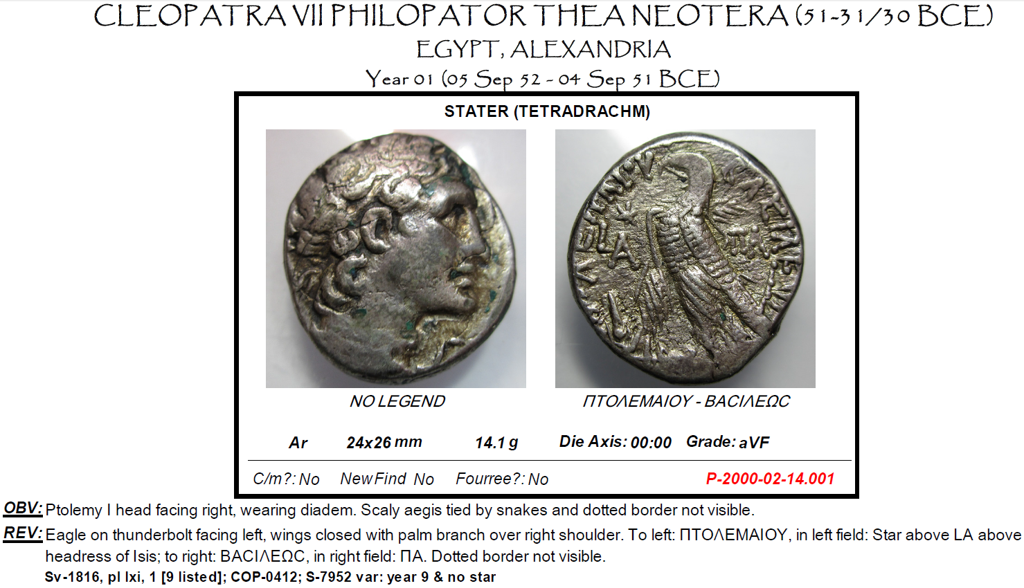 Cleopatra, Caesarion or Ptolemy XII? | Coin Talk