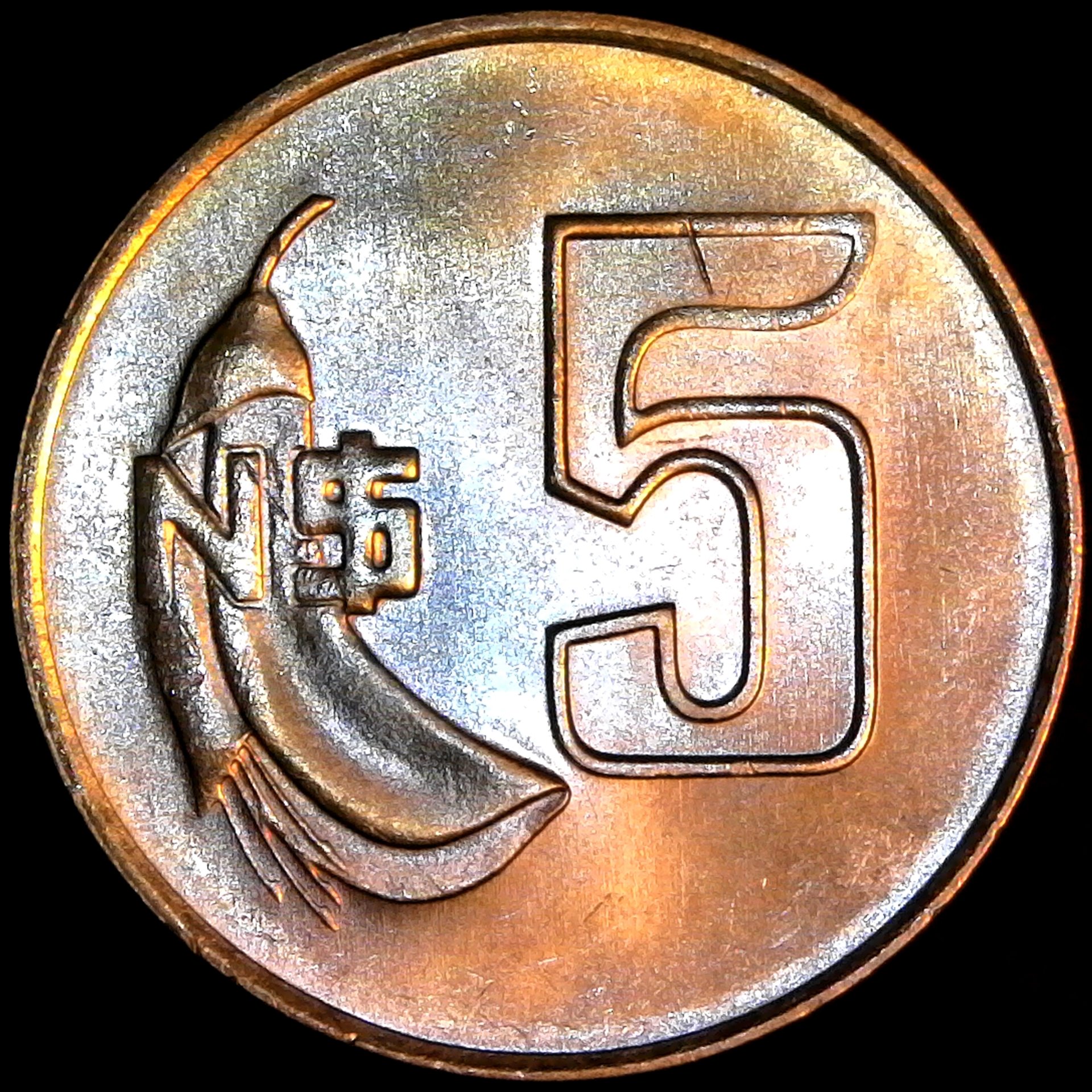 Uruguay 5 Nuevo Pesos 1980 reverse.jpg