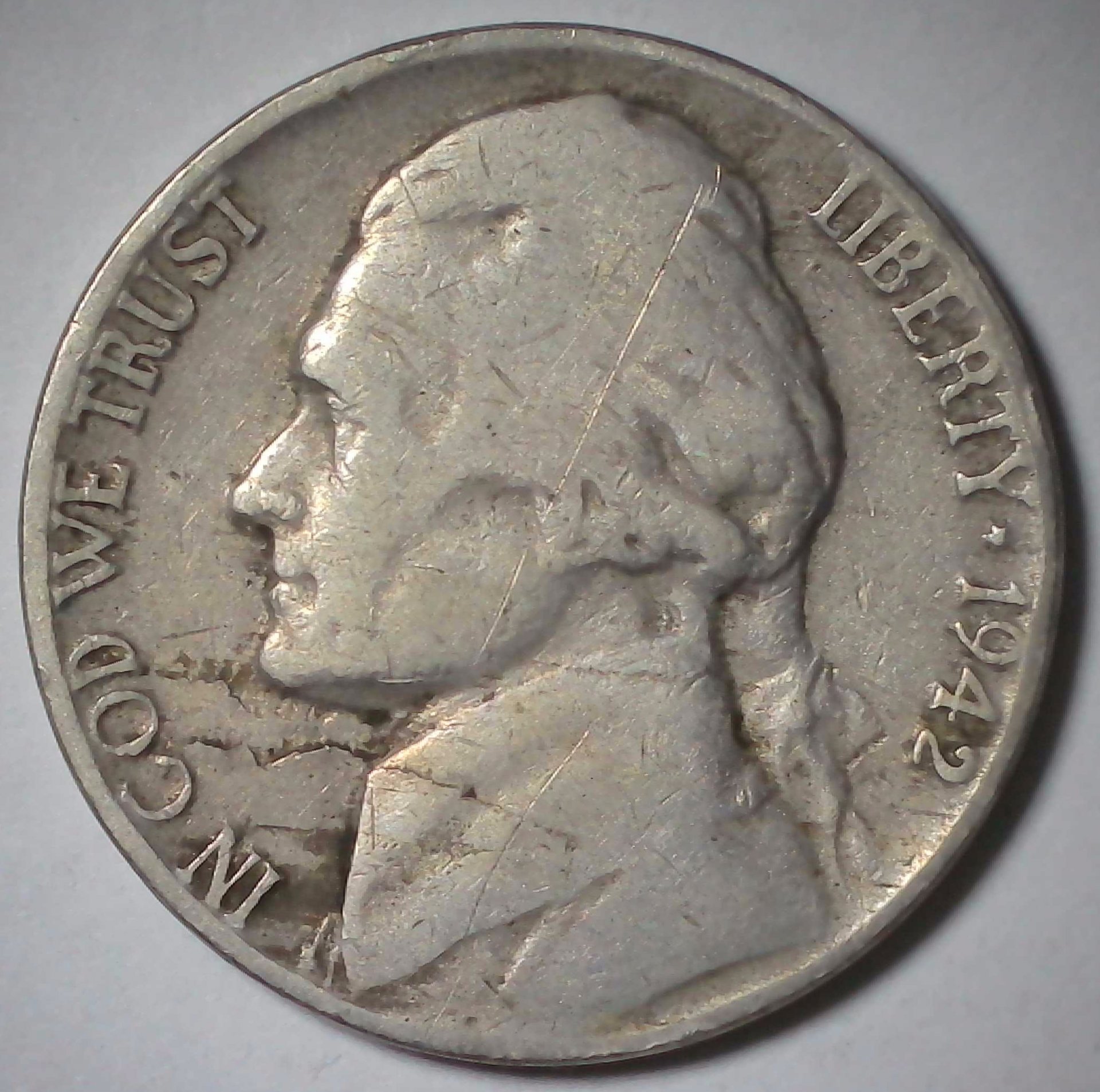 US Jefferson Nickel 1942 #2 Obverse.jpg