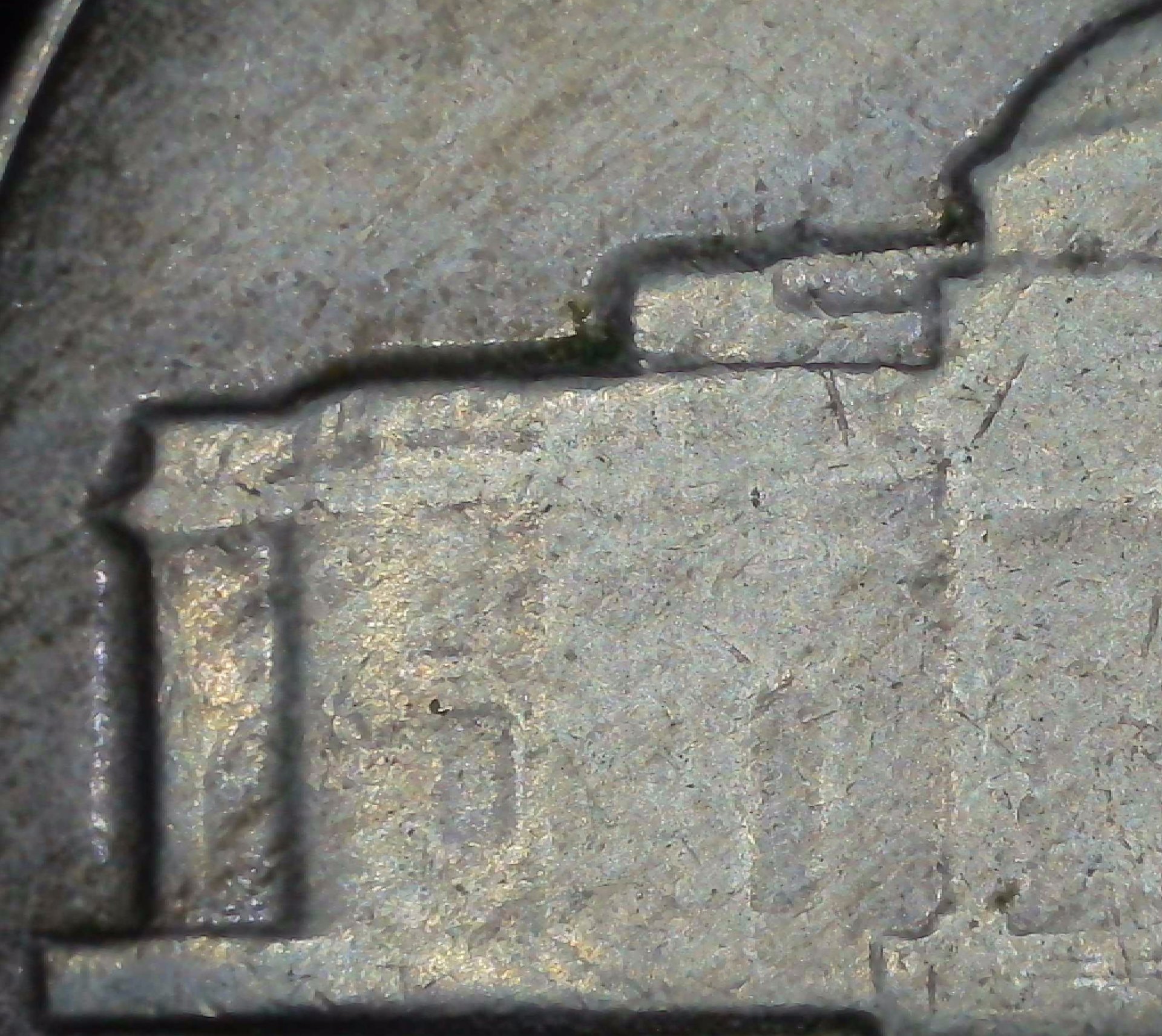 US Jefferson Nickel 1959 #1 Reverse-Monticello Outline Closeup.jpg