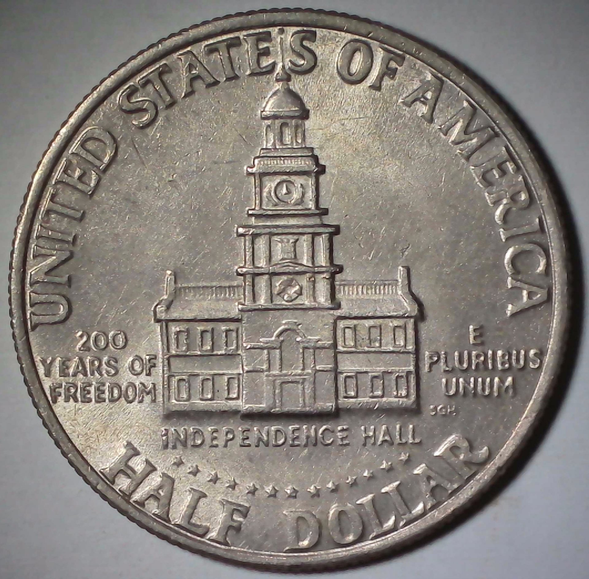 US Kennedy Half Dollar 1976 #1 Reverse.jpg