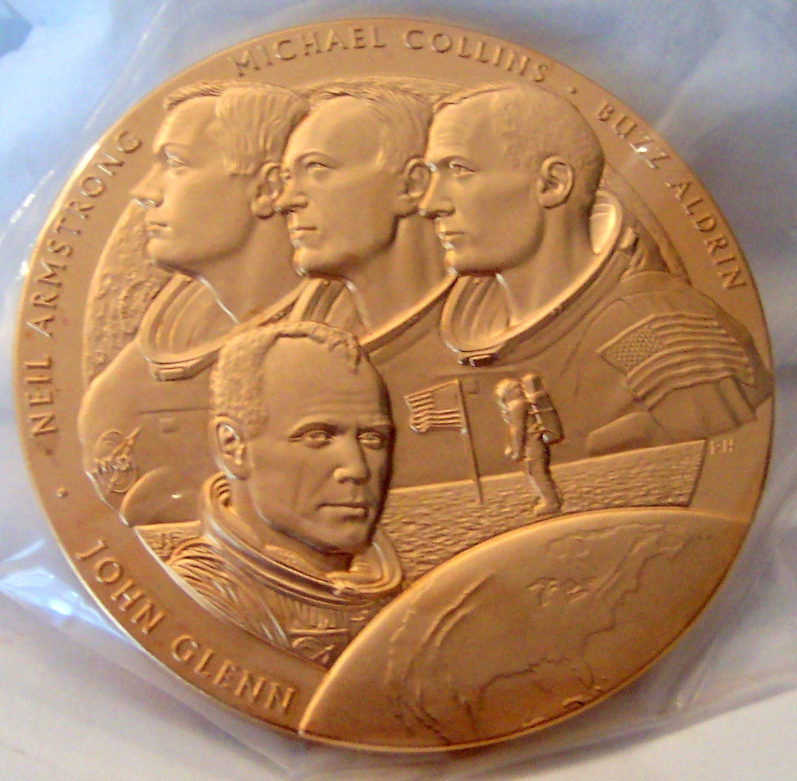 US Mint New Frontier Astronauts We Came In Peace 3 Bronze Medal Obv.jpg
