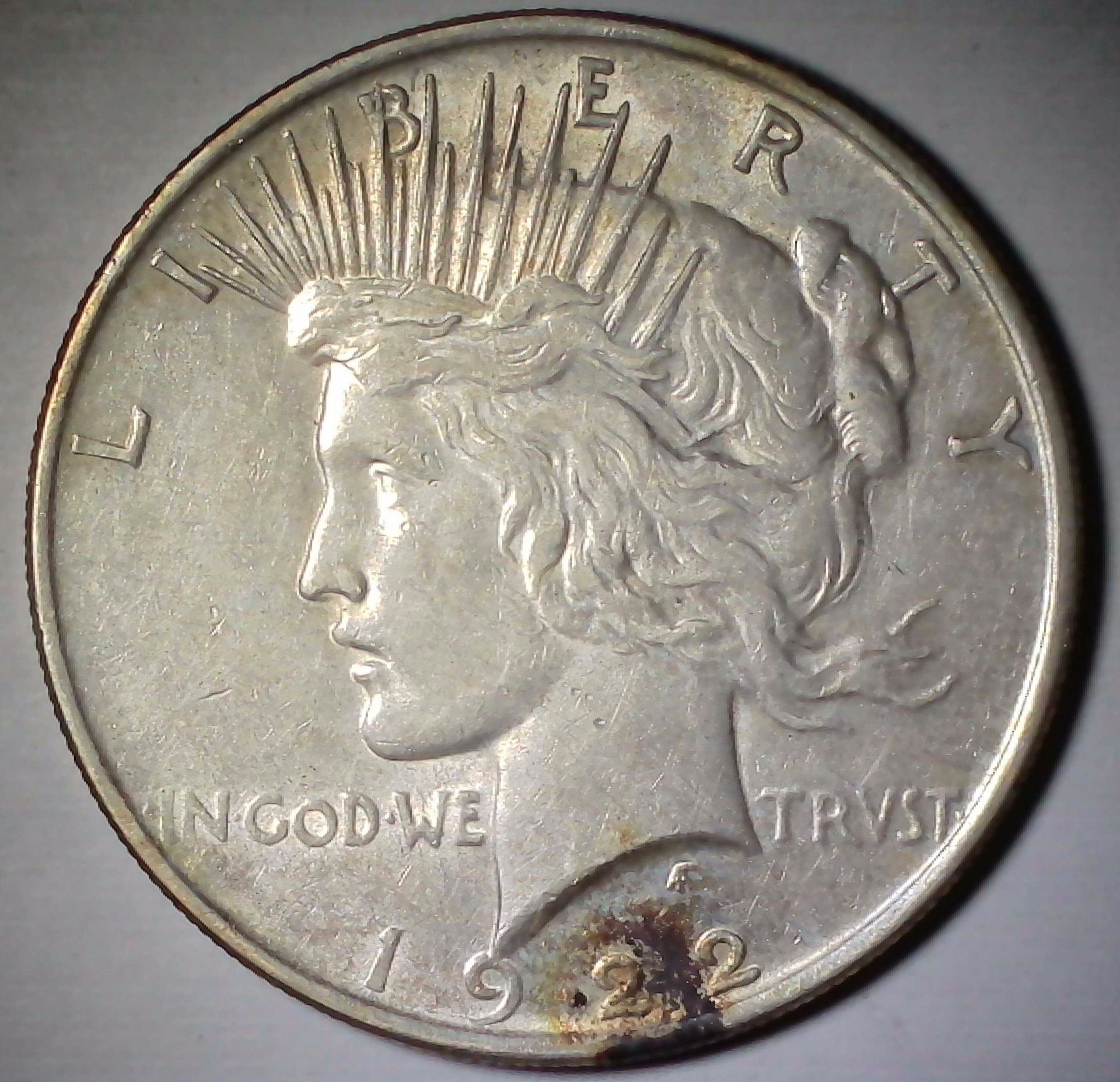US Peace Dollar 1922 #1 Obverse.jpg