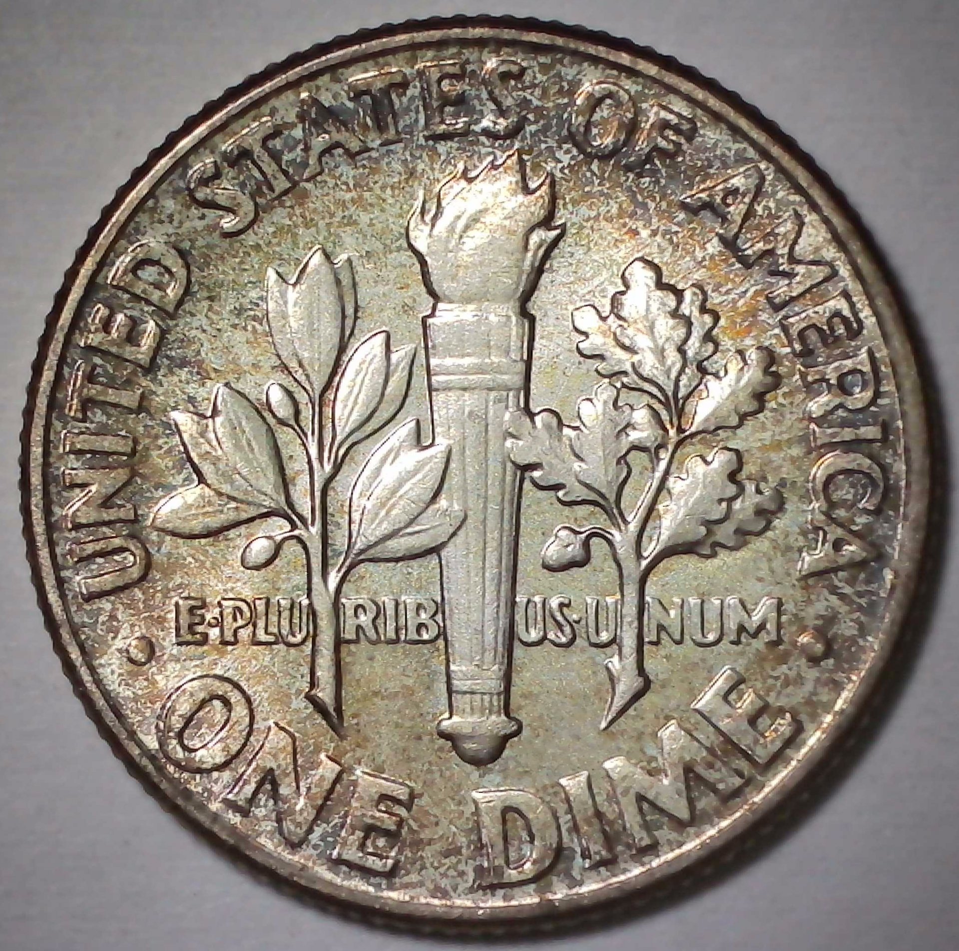 US Roosevelt Dime 1962 UNC #13 Reverse.jpg