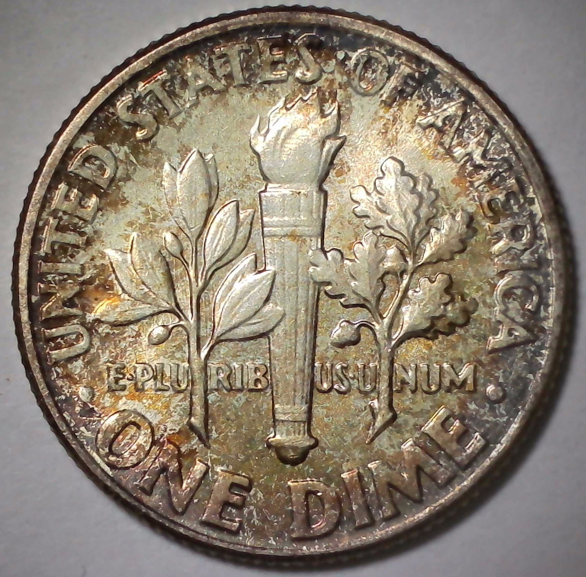 US Roosevelt Dime 1962 UNC #4 Reverse.jpg