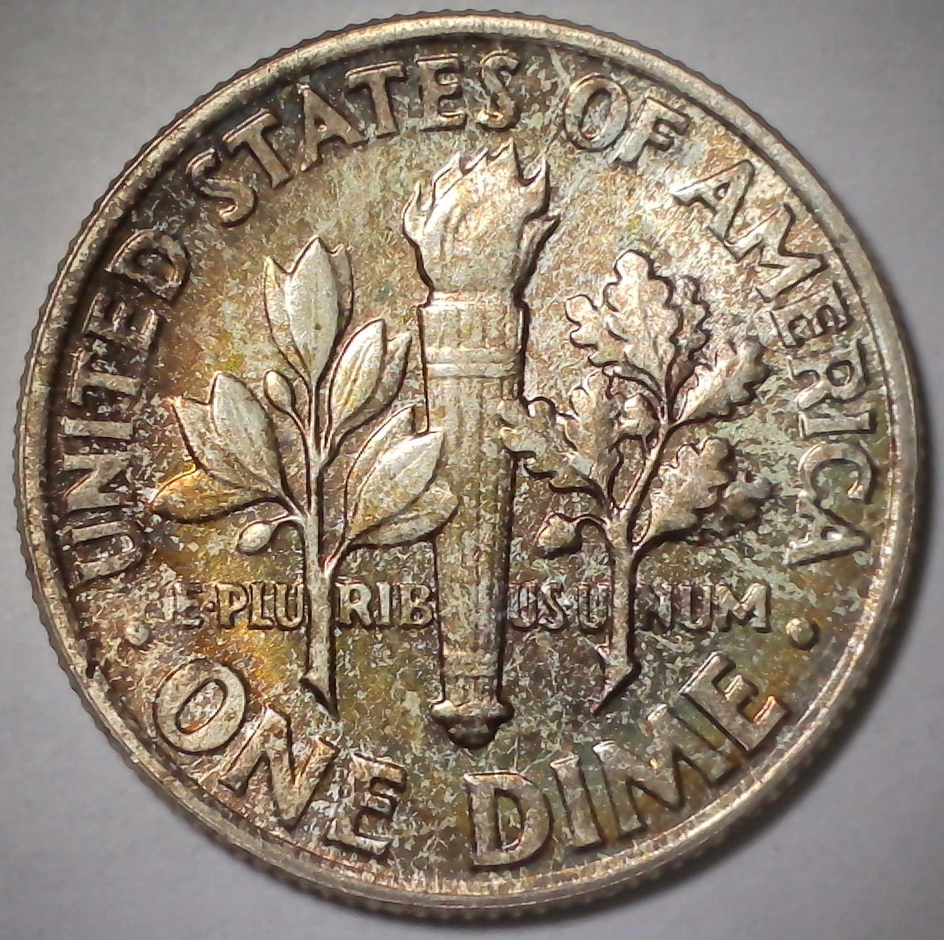 US Roosevelt Dime 1962 UNC #7 Reverse.jpg